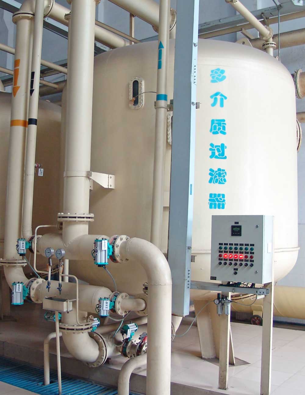化肥廠30噸多介質過濾器